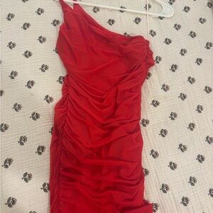 Princess Polly Red Asymmetrical dress